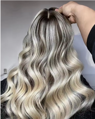 Kosher Jewish Sheitel Wig Dark Root Blonde