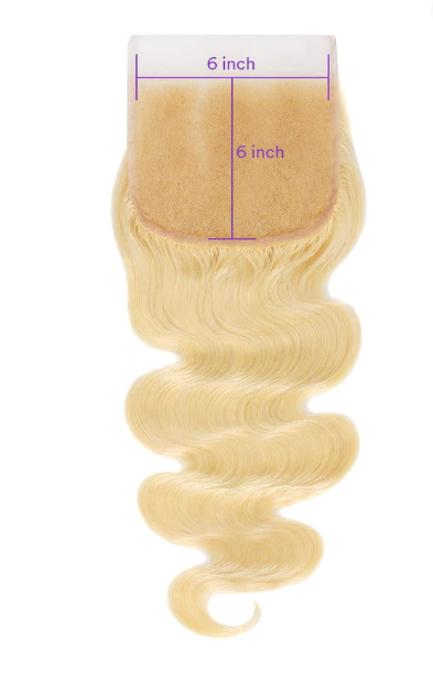 Brazilian 613 HD 6x6 Body Wave Closure