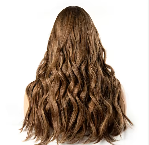 Kosher Jewish Sheitel Copper Brown With Highlights