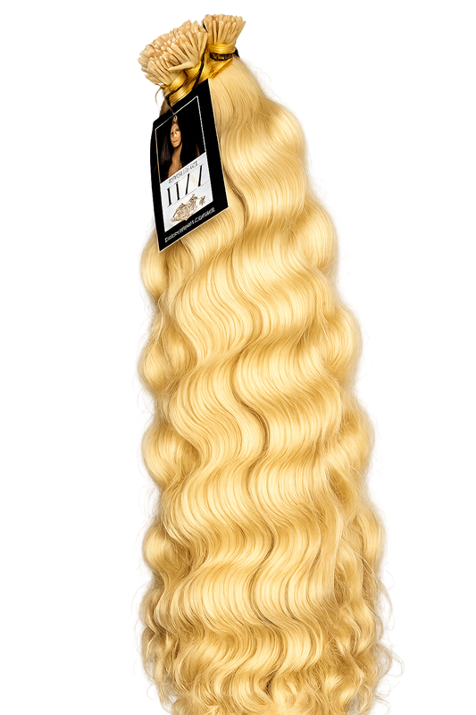 Raw Vietnamese  Loose Wave Blonde I-Tip Extensions