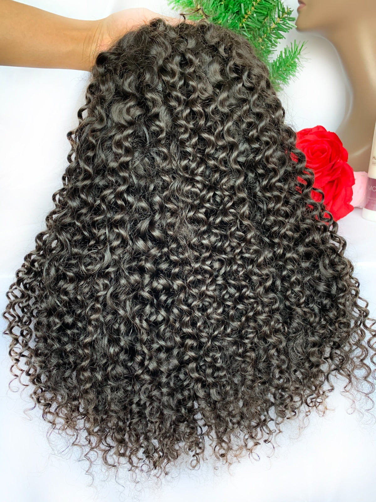 Raw Cambodian Natural Curly 5x5 HD Closure Wig