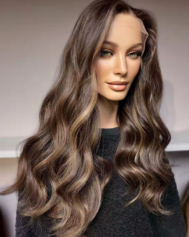 Kosher Wig Caramel Balayage