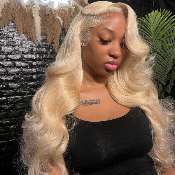 HD Brazilian Blonde Body Wave Frontal