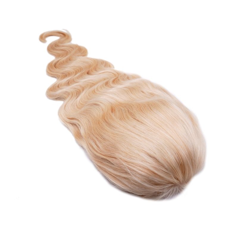 Raw HD Blonde Indian Closure Wig